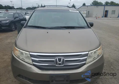 2012 Honda Odyssey Exl из США, поврежденный, VIN 5FNRL5H68CB147564